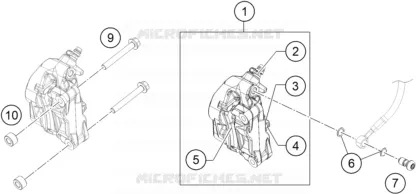 ETRIER DE FREIN AVANT Husqvarna Husqvarna 250 2021 SVARTPILEN 250  SVARTPILEN 250 - B.D.