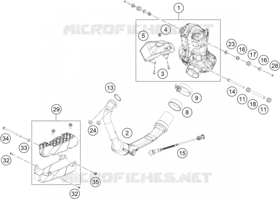 ECHAPPEMENT Husqvarna Husqvarna 200 2021 SVARTPILEN 200  SVARTPILEN 200 - CKD