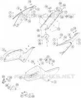 CACHES LATERAUX pour Husqvarna SVARTPILEN 200 2021
