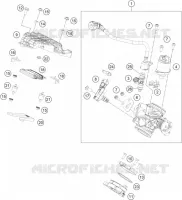 BOITIER PAPILLON INJECTION pour Husqvarna SVARTPILEN 200 2020