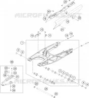 BRAS OSCILLANT  pour Husqvarna SVARTPILEN 200 2020