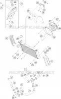 CIRCUIT DE REFROIDISSEMENT pour Husqvarna SVARTPILEN 200 2020