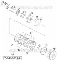 EMBRAYAGE pour Husqvarna SVARTPILEN 200 2020