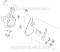 POMPE A EAU pour Husqvarna SVARTPILEN 200 2020