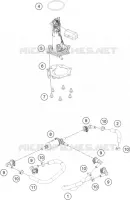 POMPE A ESSENCE pour Husqvarna SVARTPILEN 200 2020