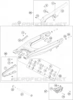 BRAS OSCILLANT  pour Husqvarna 701 SUPERMOTO 2021