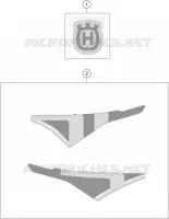 AUTOCOLLANTS pour Husqvarna 701 SUPERMOTO 2021