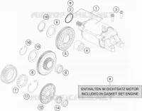 DEMARREUR ELECTRIQUE pour Husqvarna 701 SUPERMOTO 2021