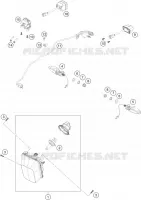 PHARE / FEU ARRIERE pour Husqvarna 701 SUPERMOTO 2021