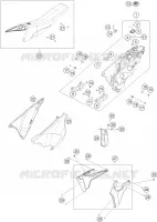 RESERVOIR / SELLE pour Husqvarna 701 SUPERMOTO 2021