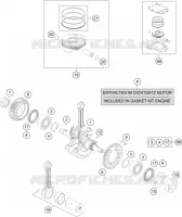 VILEBREQUIN / PISTON pour Husqvarna 701 SUPERMOTO 2021