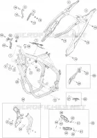 CADRE pour Husqvarna FE 501s 2021