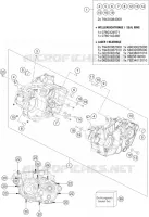 CARTER MOTEUR pour Husqvarna FE 501s 2021