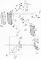 CIRCUIT DE REFROIDISSEMENT pour Husqvarna FE 501s 2021
