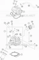 CULASSE pour Husqvarna FE 501s 2021