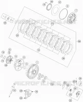 EMBRAYAGE pour Husqvarna FE 501s 2021