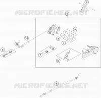 ETRIER DE FREIN AR pour Husqvarna FE 501s 2021
