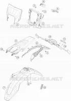 PLASTIQUES pour Husqvarna FE 501s 2021