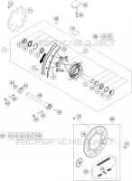 ROUE ARRIERE pour Husqvarna FE 501s 2021
