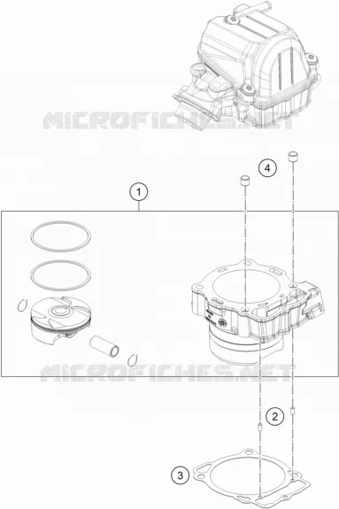 CYLINDRE Husqvarna Husqvarna 501 2021 FE 501s  FE 501S