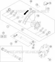 ROUE AVANT pour Husqvarna TE 300 2021