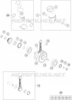 VILEBREQUIN / PISTON pour Husqvarna TE 300 2021