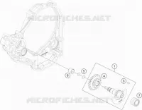 ARBRE D'EQUILIBRAGE pour Husqvarna FE 350 2021