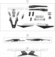AUTOCOLLANTS pour Husqvarna FE 350 2021