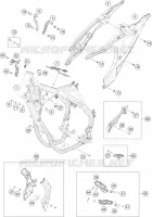 CADRE pour Husqvarna FE 350 2021