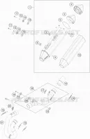 ECHAPPEMENT pour Husqvarna FE 350 2021