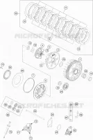 EMBRAYAGE pour Husqvarna FE 350 2021