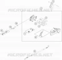ETRIER DE FREIN AR pour Husqvarna FE 350 2021