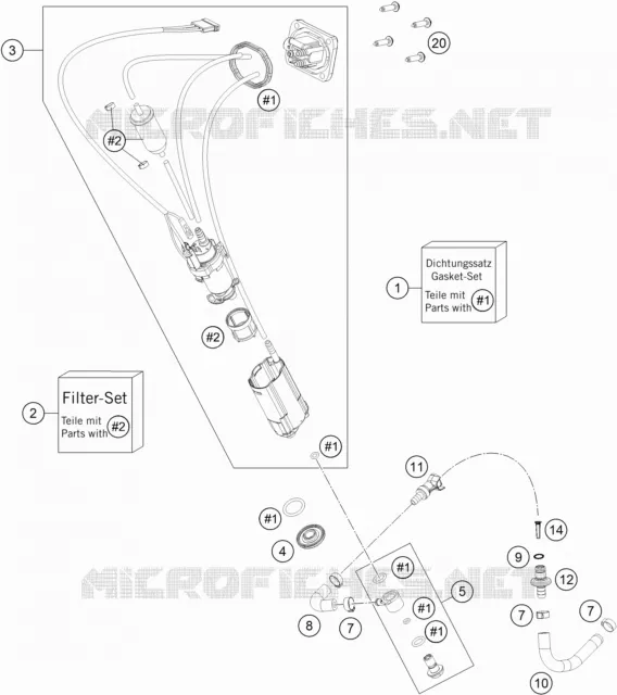 POMPE A ESSENCE Husqvarna Husqvarna 350 2021 FE 350  FE 350