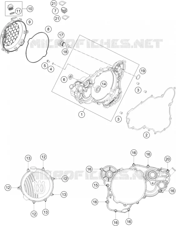 CARTER EMBRAYAGE Husqvarna Husqvarna 250 2021 TE 250  TE 250I