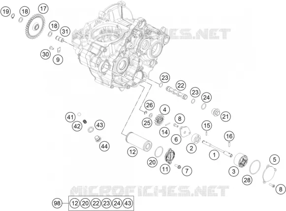 POMPE A HUILE Husqvarna Husqvarna 350 2021 FC 350  FC 350