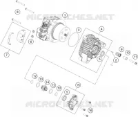 CARTER MOTEUR pour Husqvarna EE 5 2021