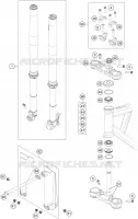 FOURCHE / T DE FOURCHE pour Husqvarna EE 5 2021