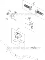 GUIDON / COMMANDES pour Husqvarna EE 5 2021
