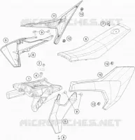 RESERVOIR / SELLE pour Husqvarna EE 5 2021