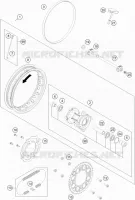ROUE ARRIERE pour Husqvarna EE 5 2021