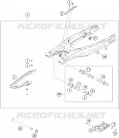 BRAS OSCILLANT  pour Husqvarna FX 2022