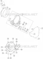 CARTER EMBRAYAGE pour Husqvarna FX 2022