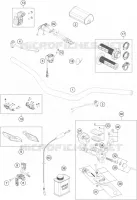 GUIDON / COMMANDES pour Husqvarna FX 2022