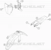 PLASTIQUES pour Husqvarna FX 2022