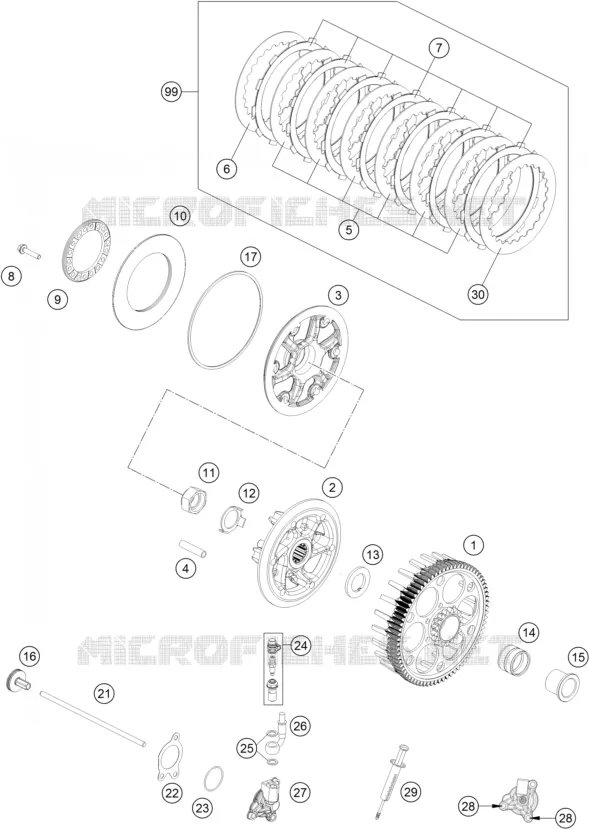 EMBRAYAGE Husqvarna Husqvarna 350 2022 FX  FX 350