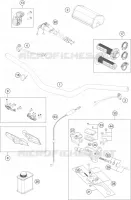 GUIDON / COMMANDES pour Husqvarna TX 2022