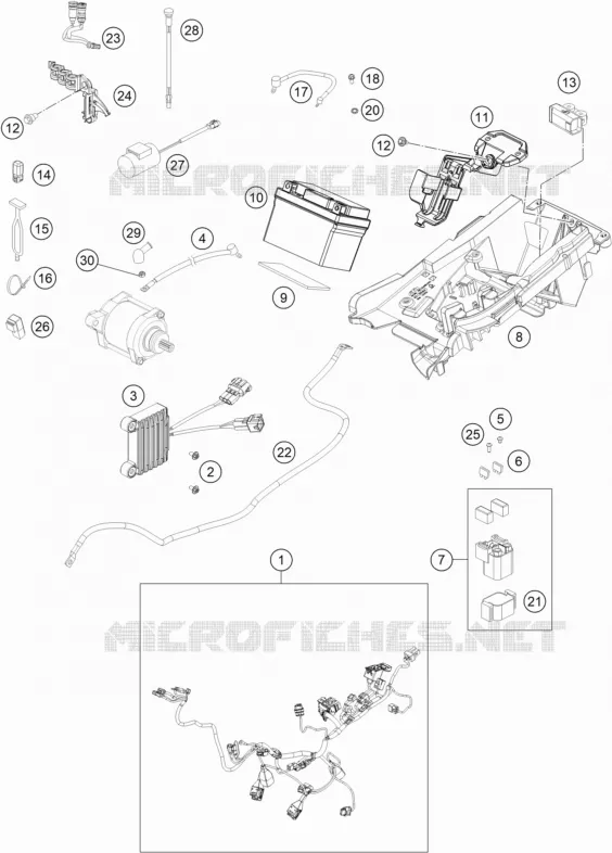 FAISCEAU ELECTRIQUE Husqvarna Husqvarna 300 2022 TX  TX 300i