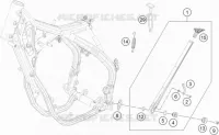 BEQUILLE LATERALE / CENTRALE pour Husqvarna TE 2023