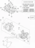 CARTER MOTEUR pour Husqvarna TE 2023