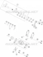 MECANISME DE SELECTION DE VITESSES pour Husqvarna TE 2023
